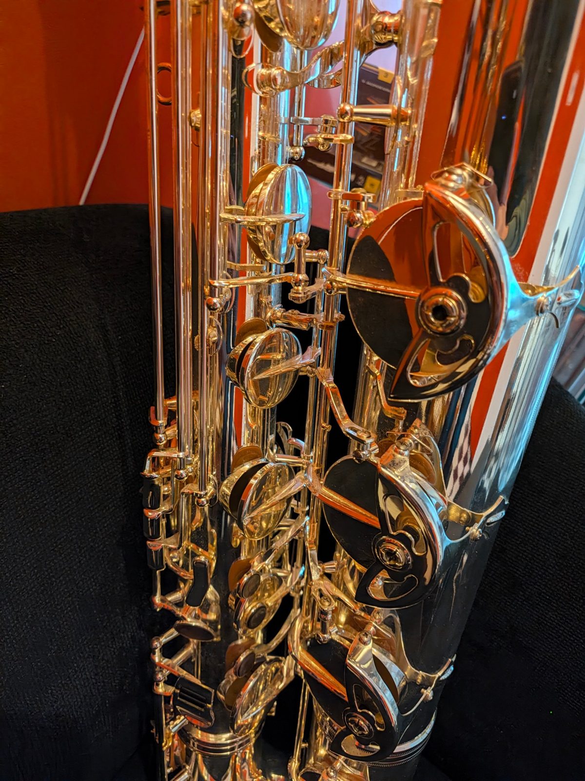 Thomann BariPRO baritonsaxofoon (zilver) – foto 10