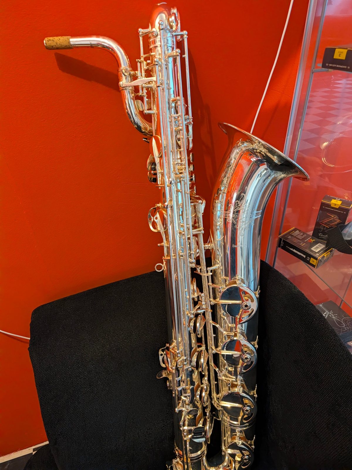 Thomann BariPRO baritonsaxofoon (zilver) – foto 2