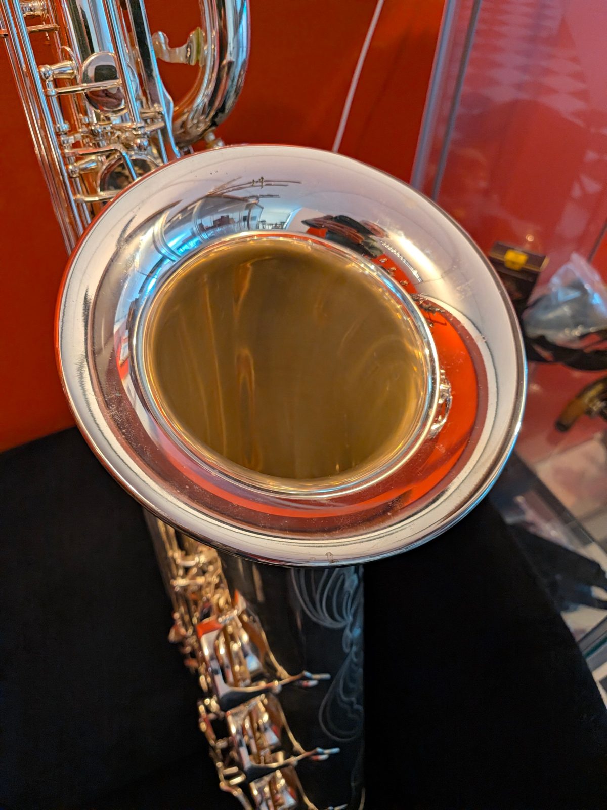 Thomann BariPRO baritonsaxofoon (zilver) – foto 7